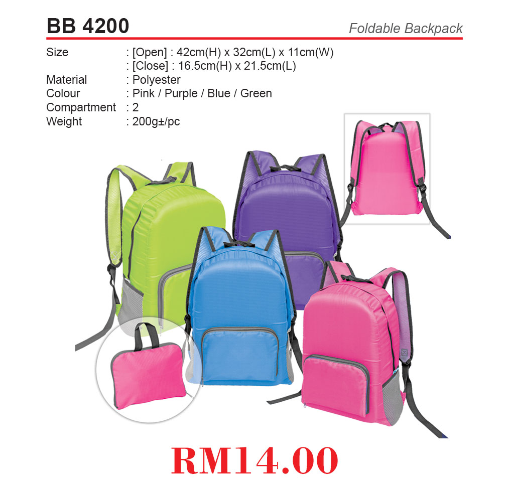 [BB-4200-BL] BACKPACK (BL)