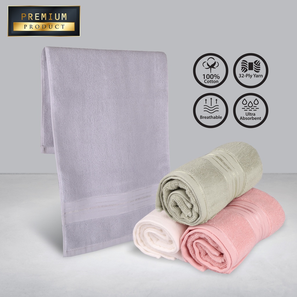 [TF-2762-LGRN] COTTON FACE TOWEL (LGRN)