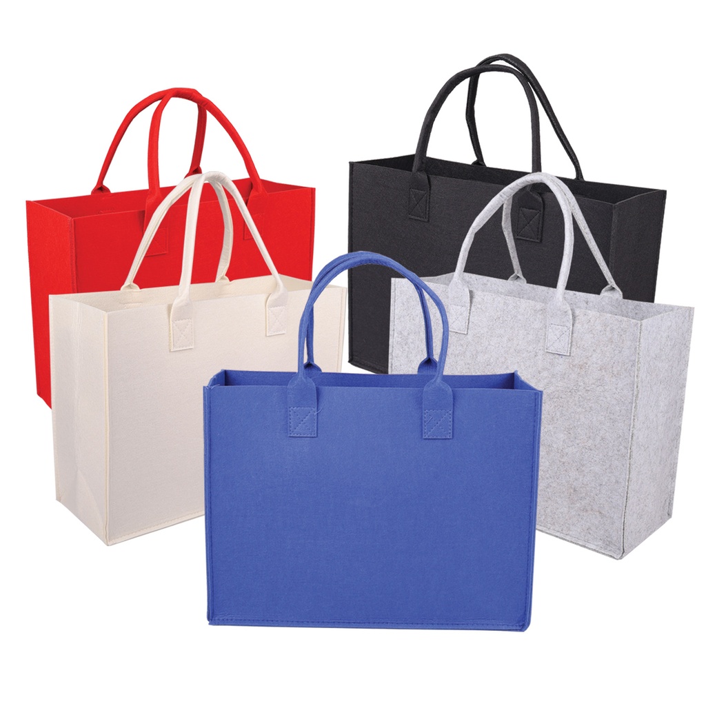 [BH-2407-BG] FELT SHOPPING BAG (BG)