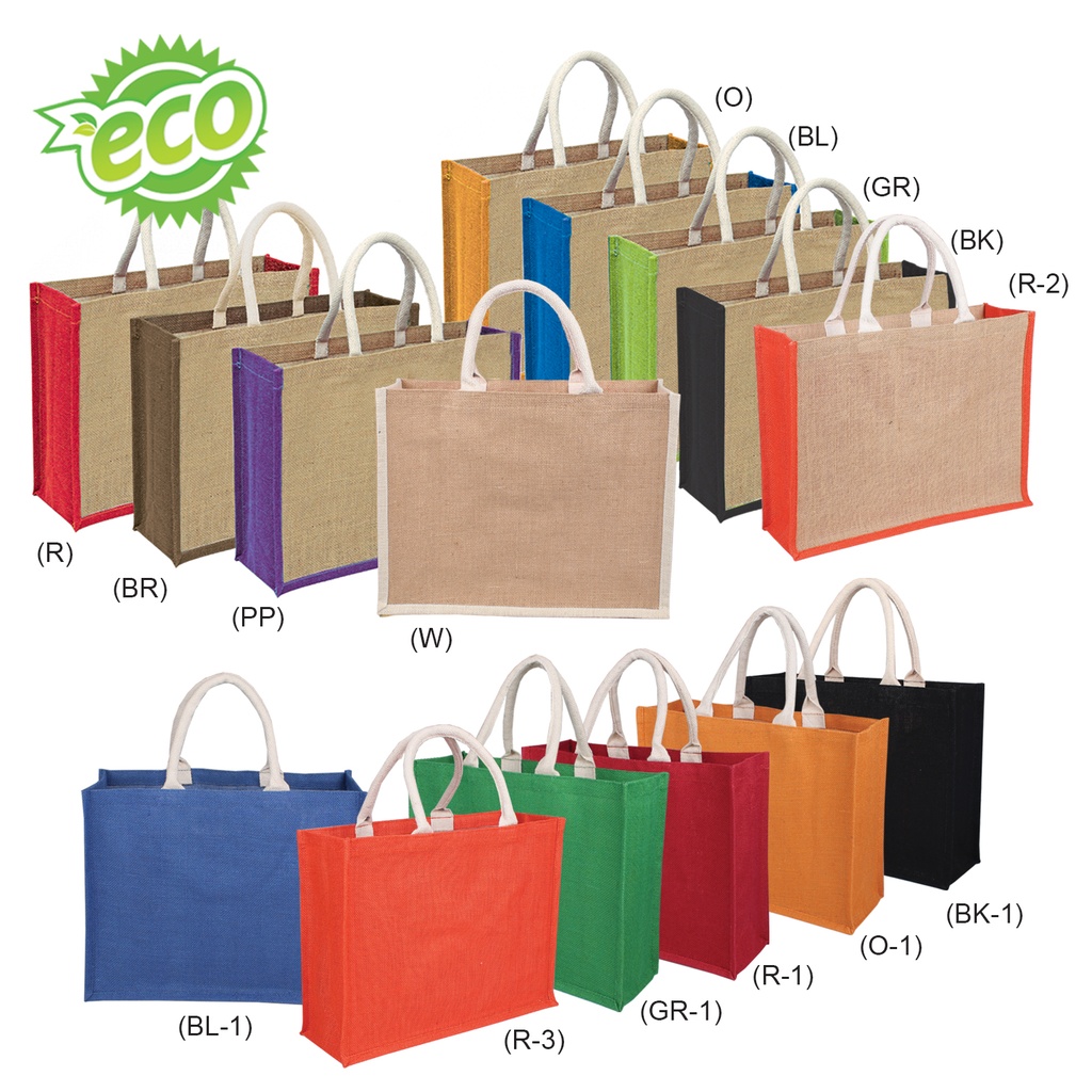 [BS-7132-BK] JUTE BAG (BK)