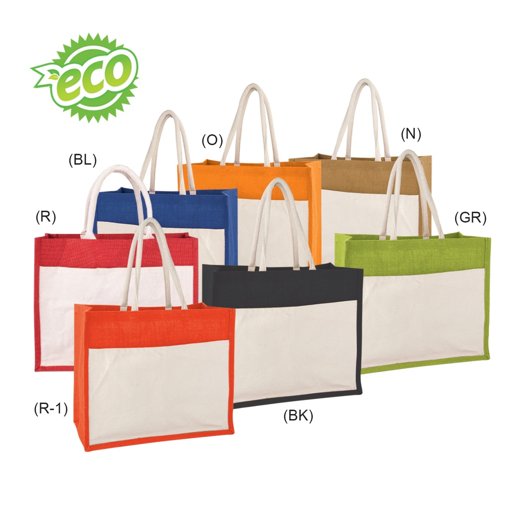LAMINATED COTTON CANVAS BAG