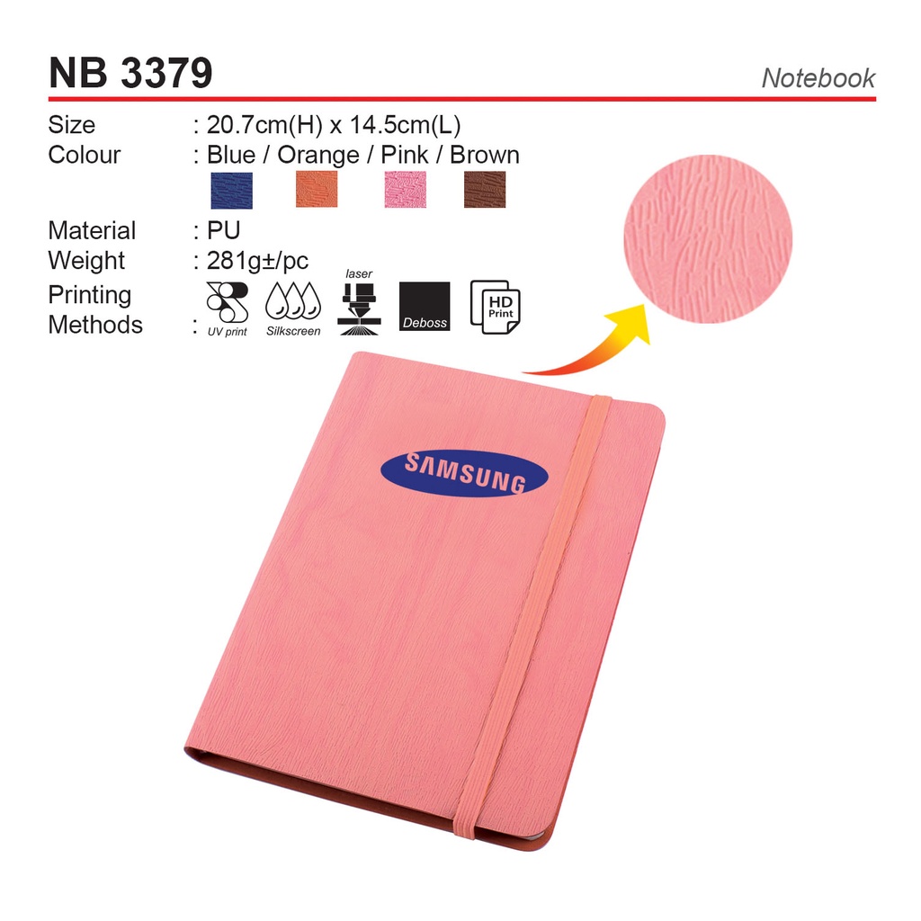 [NB-3379-III-PK] NOTEBOOK + Y 4912 II (S)