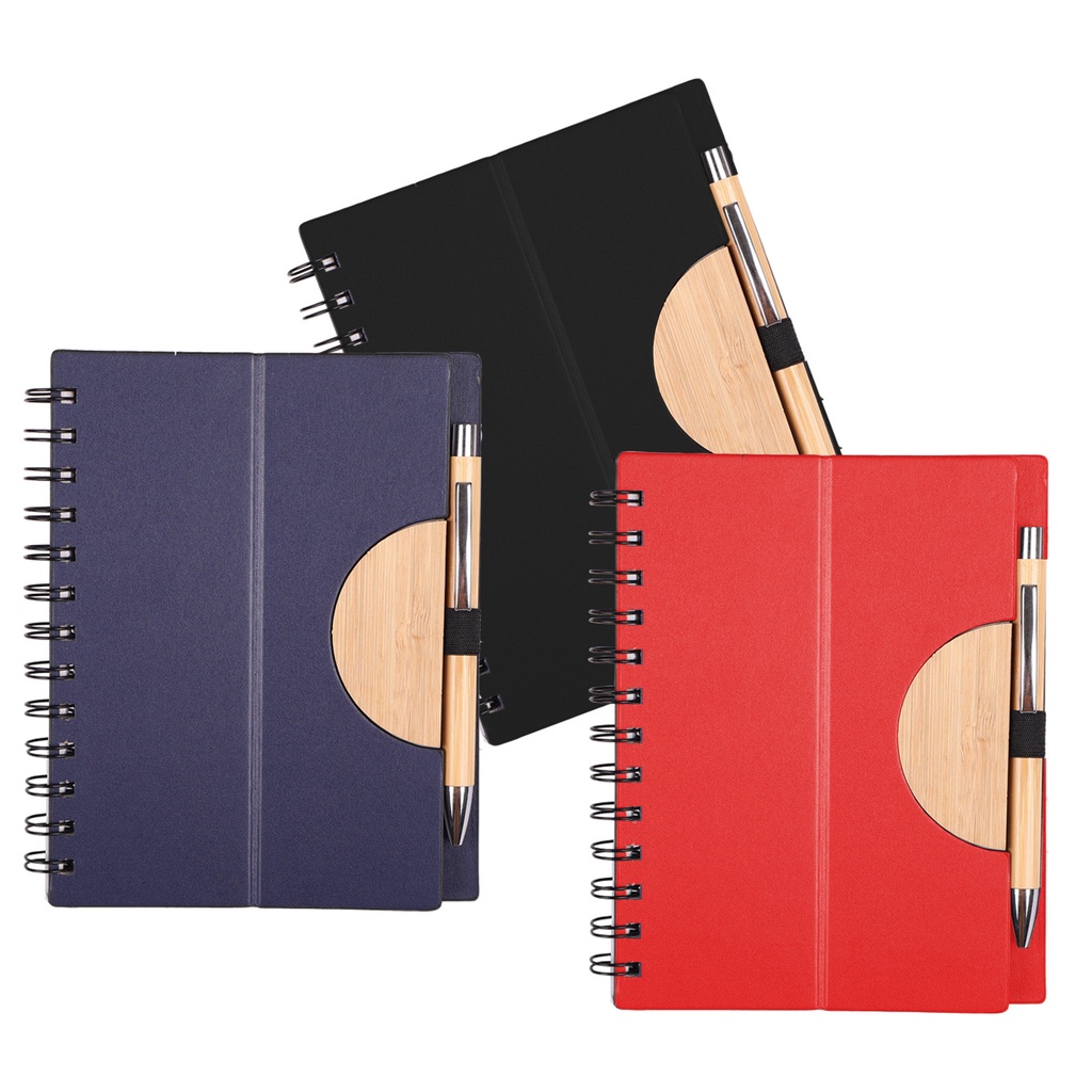[NB-4597-BK] NOTEBOOK WITH PEN (YW 5521) (BK)