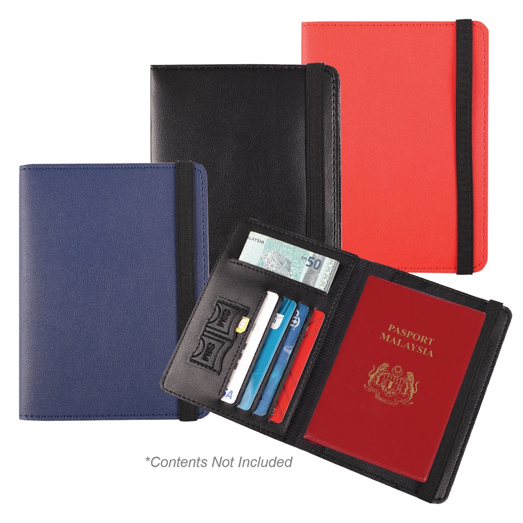 [CH-928-BK] PASSPORT HOLDER (BK)