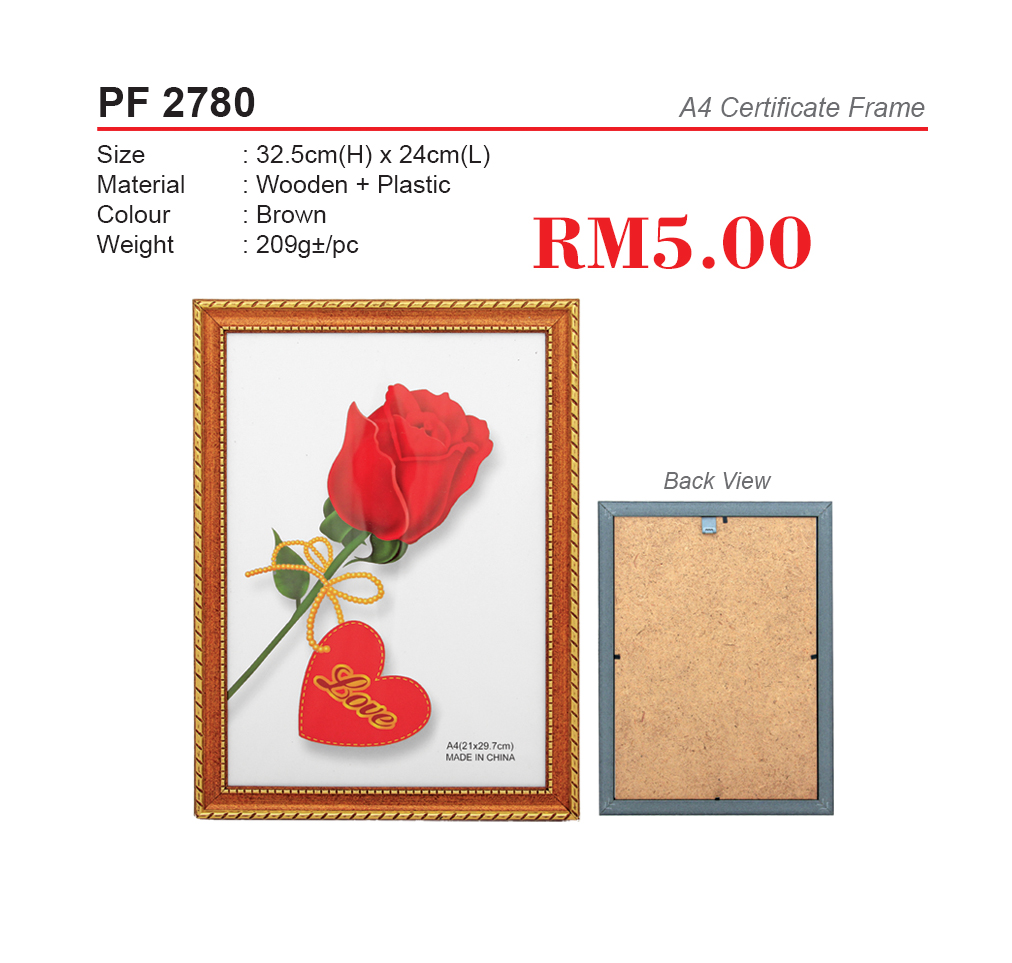 [PF-2780-III] PHOTO FRAME (STAND)