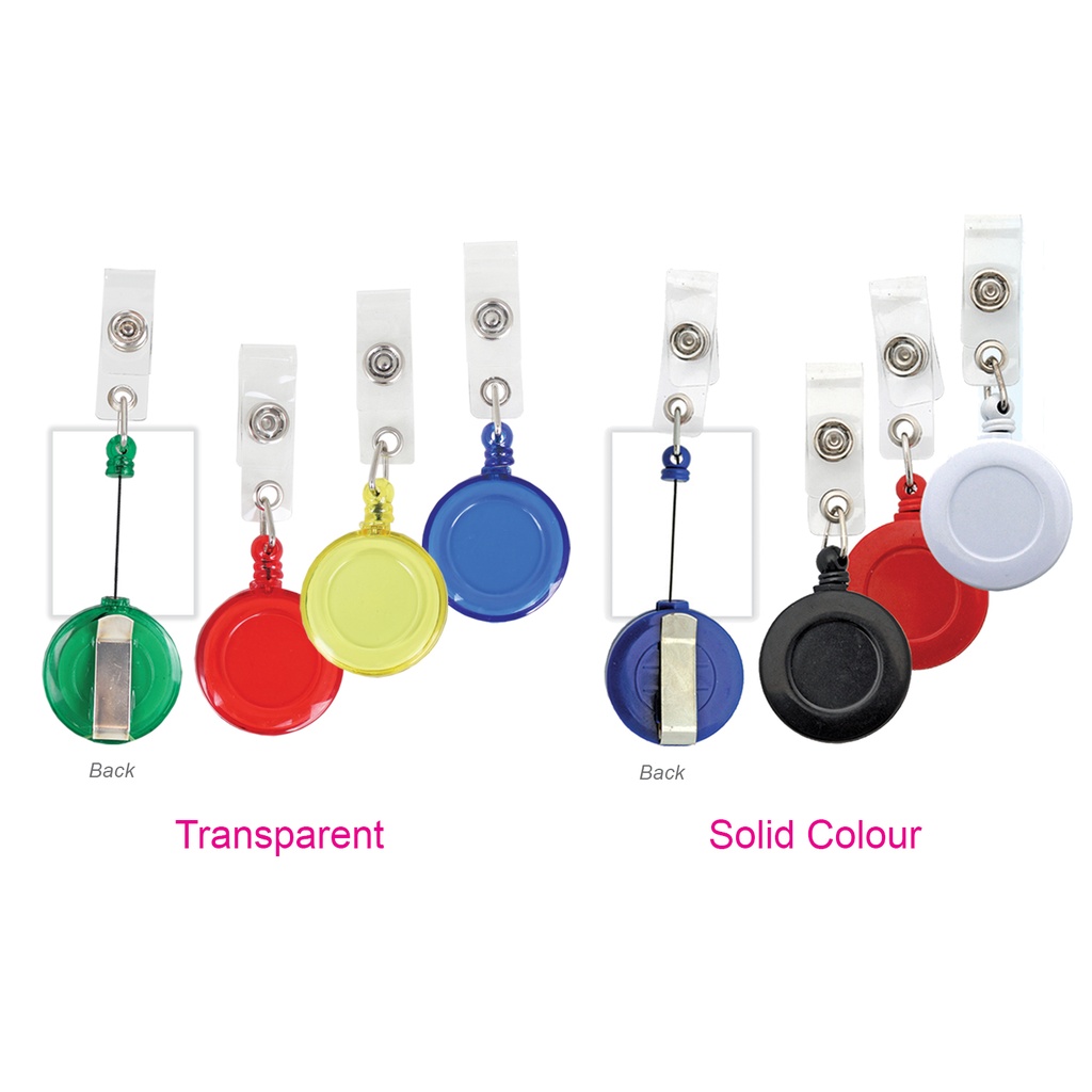 TRANSPARENT NAMETAG PULLEY