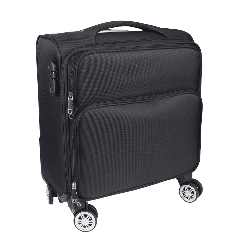 [BL-1903-IV-BK] TROLLEY LUGGAGE SUITCASE