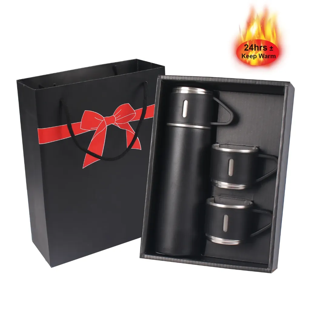 [M-4171-BK-T] VACUUM FLASK SET (BK)
