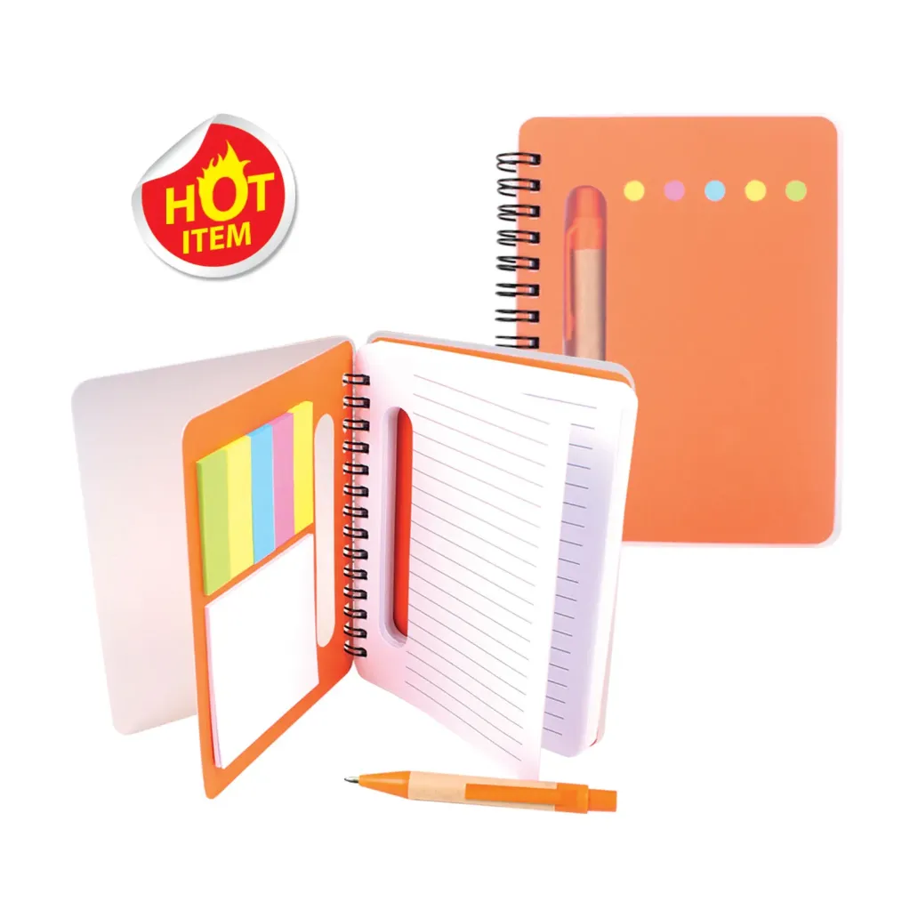 NOTEBOOK WITH PEN & STICKY NOTE