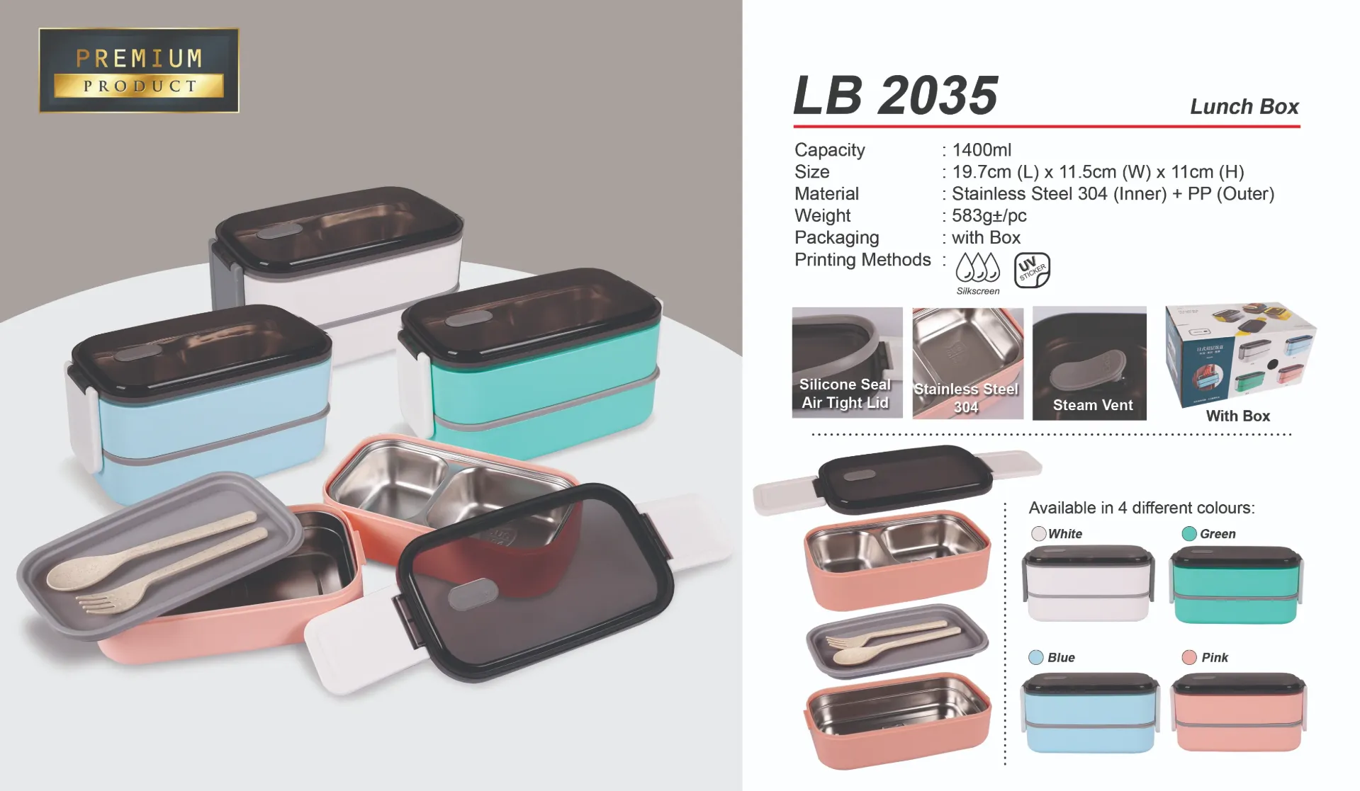 LUNCH BOX (2 TIER)