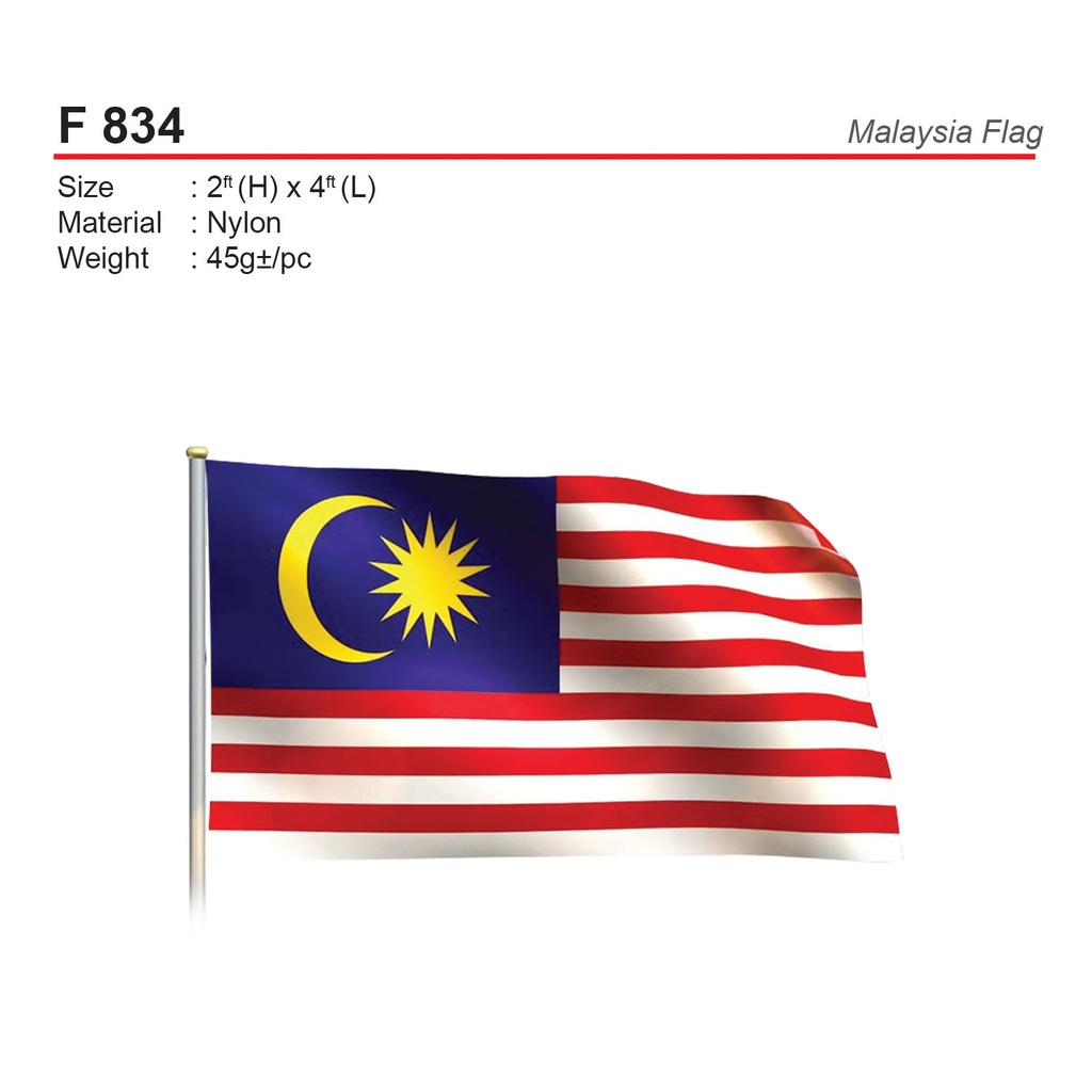 [F-834] MALAYSIA FLAG