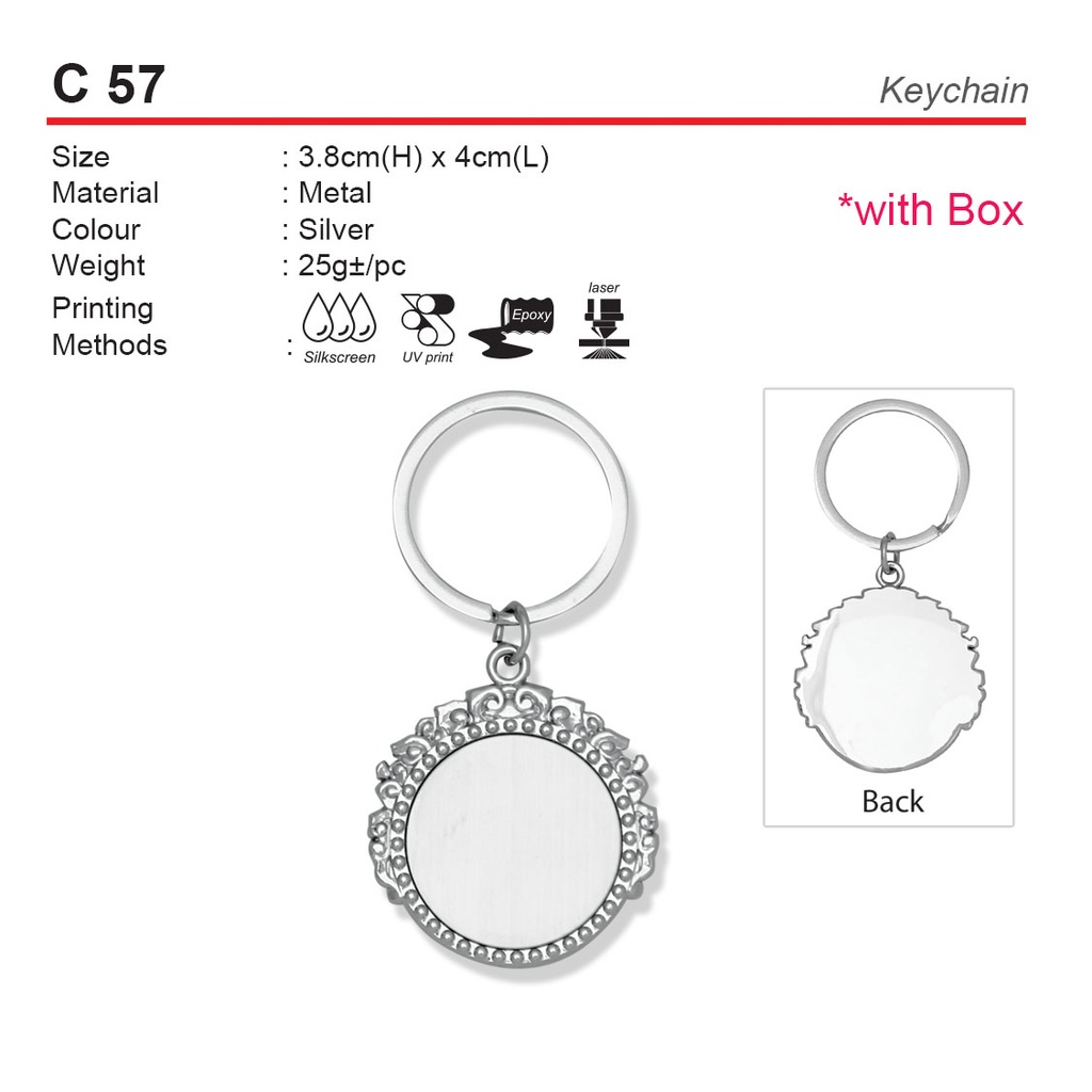 [C-57] METAL KEYCHAIN