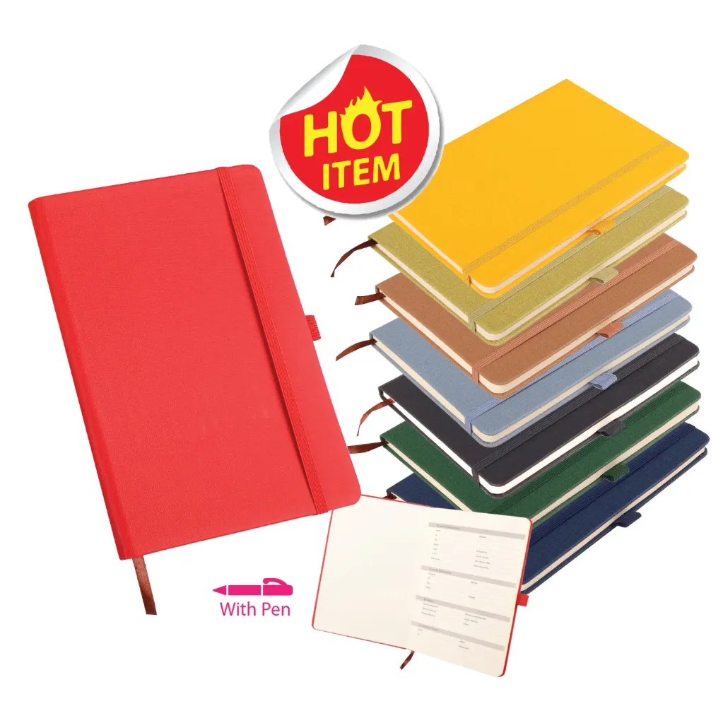 NOTEBOOK WITH PEN & PAPER SLEEVE