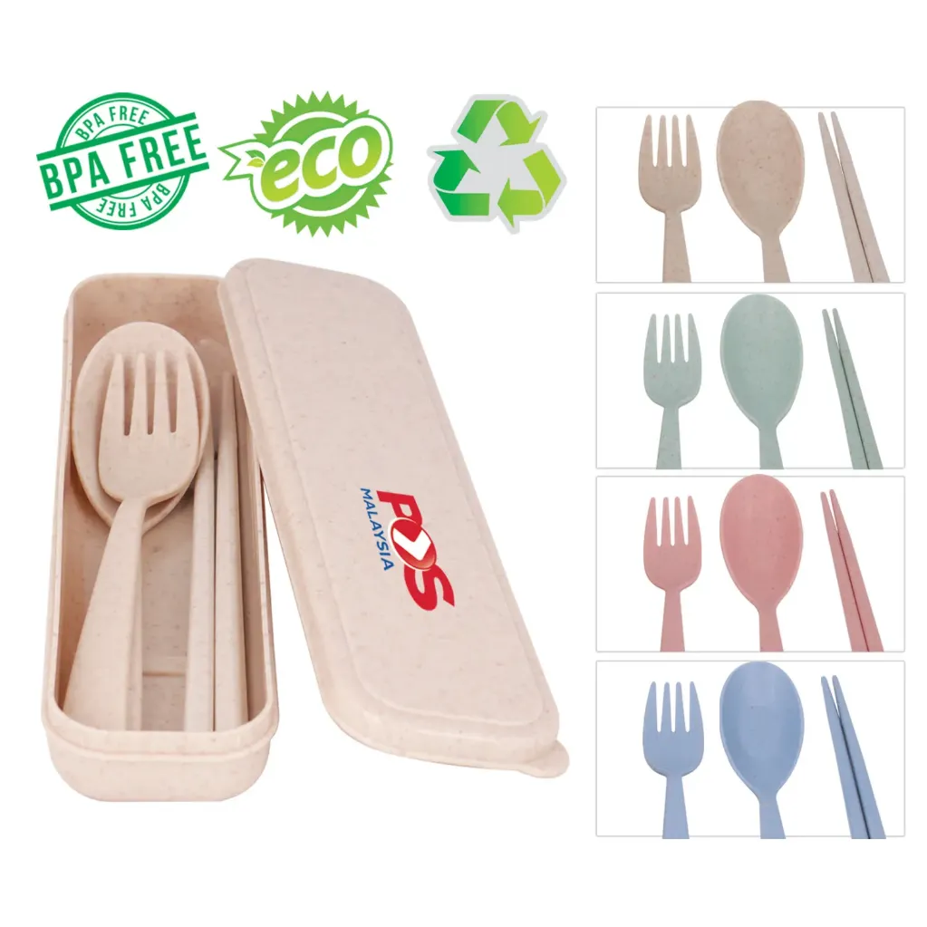 ORGANIC WHEAT FIBER CUTLERY SET