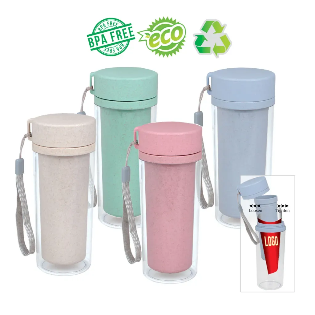 ORGANIC WHEAT FIBER DOUBLE WALL BOTTLE
