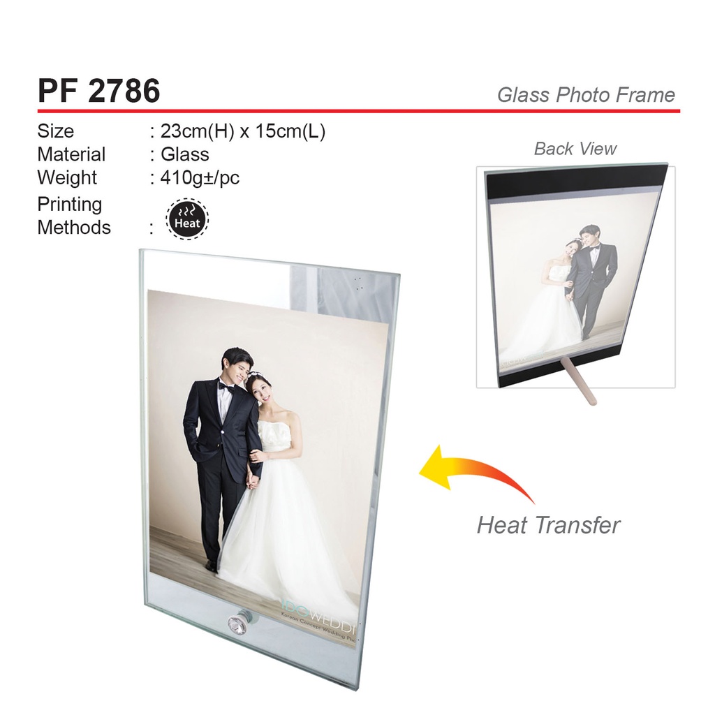 [PF-2786] GLASS PHOTO FRAME