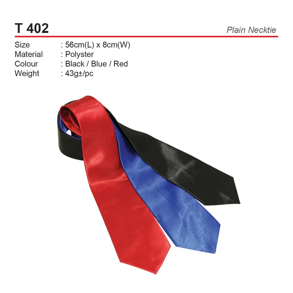 PLAIN NECKTIE