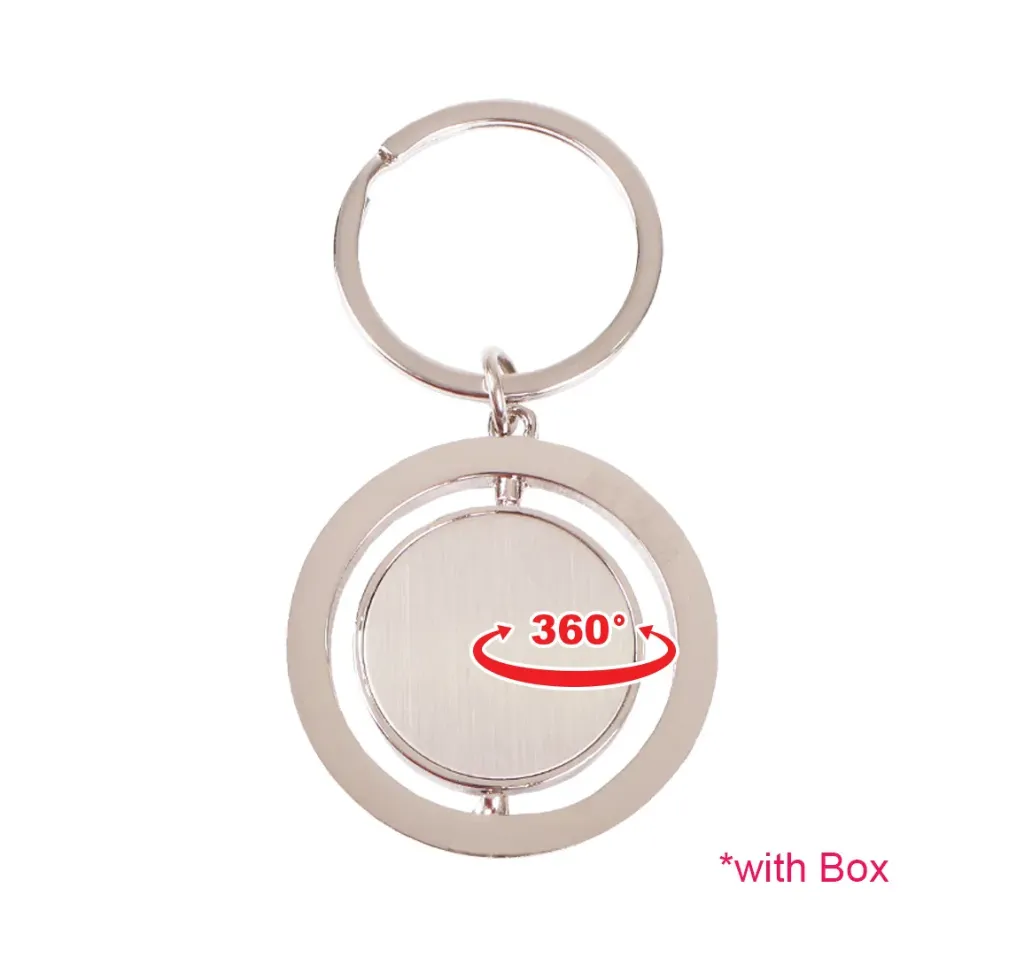 ROTARY METAL KEYCHAIN