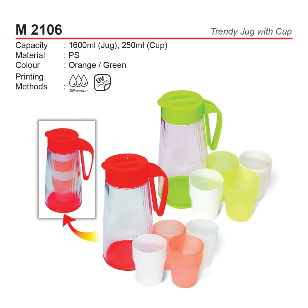 TRENDY JUG WITH CUP