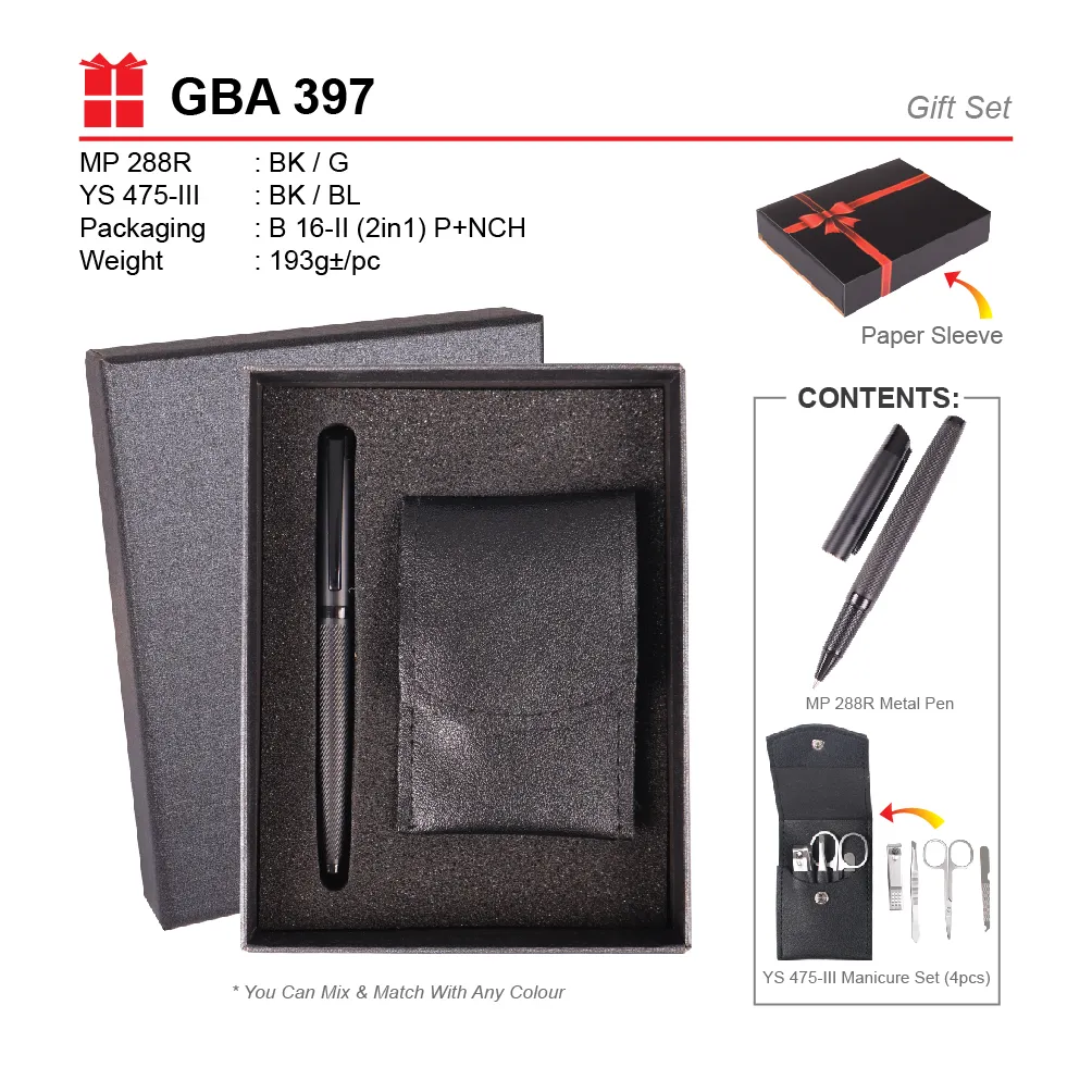 GIFT SET-MP 288-R+YS 475-III+B 16-II(2 IN 1)E