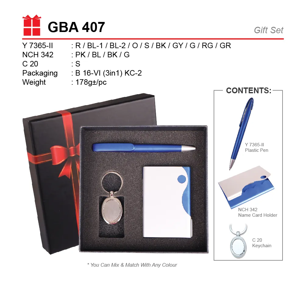GIFT SET-Y 7365-II+NCH 342+C 20+B 16-VI(3 IN 1)C