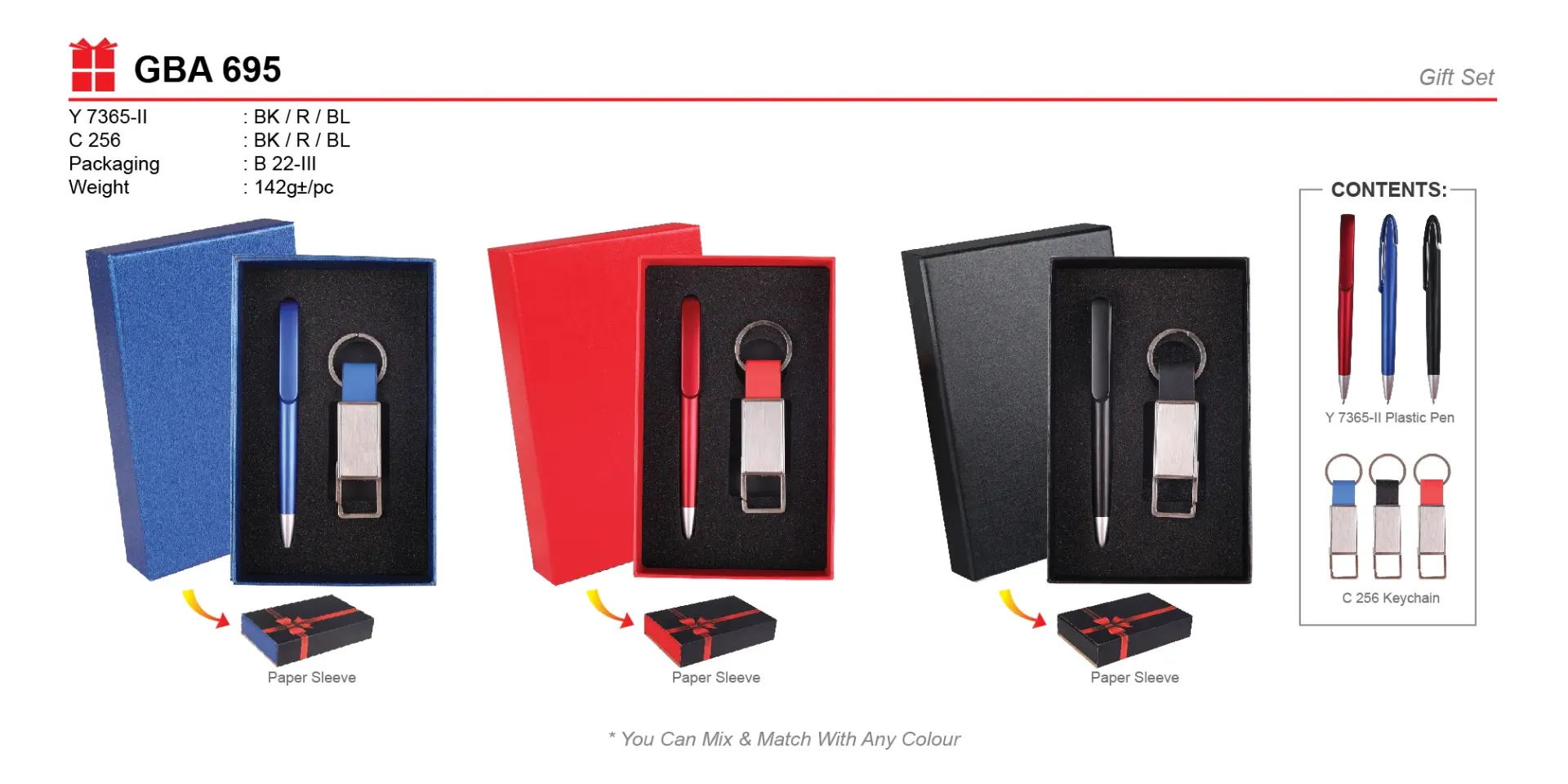 GIFT SET-Y 7365-II+C 256+B 22-III(A)