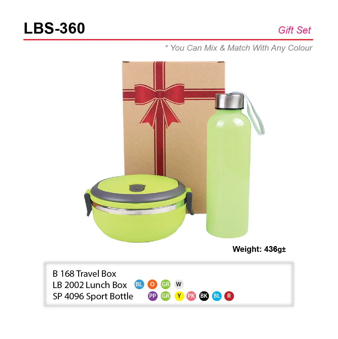 TRAVEL SET-LB 2002+SP 4096+B 168