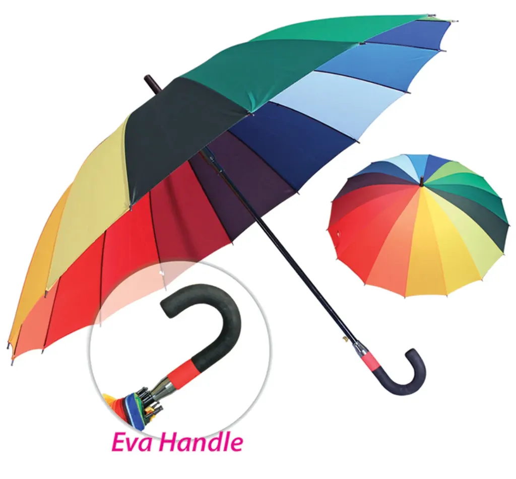 [UM-1460] 30" RAINBOW UMBRELLA