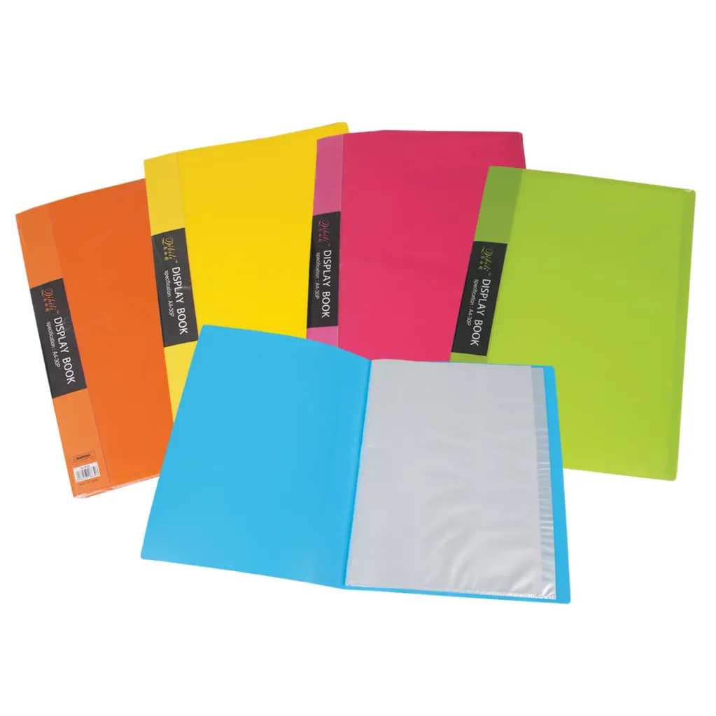 A4 POCKET FILE (30 POCKETS)