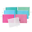 A4 TRANSPARENT ZIPPER FILE
