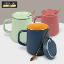 CERAMIC MUG W SPOON