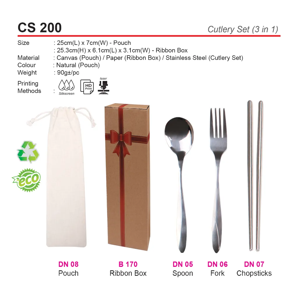 [DNM-200] CUTLERY SET for(CS 200/CS 202)