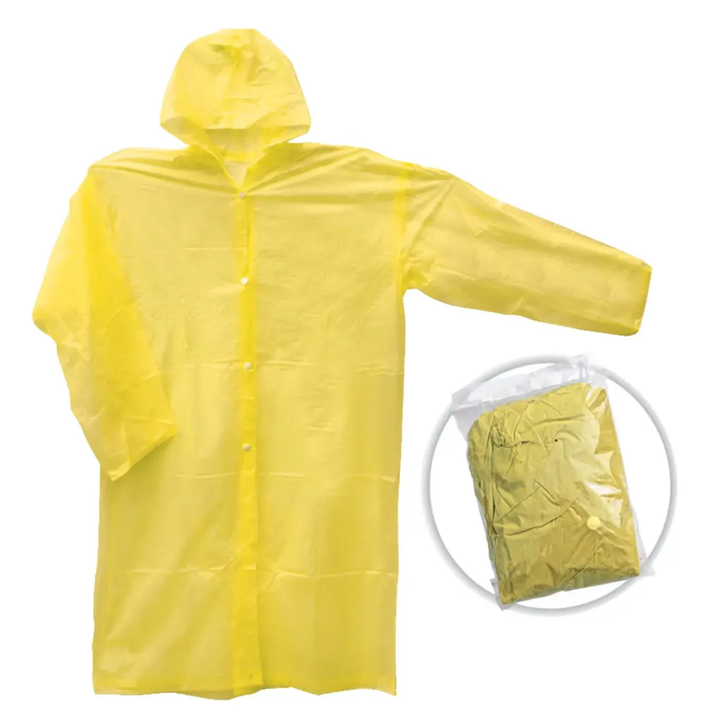 [RC-998-YLW] DISPOSABLE RAINCOAT